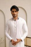 Shining White Executive Shalwar Kameez – Premium Formal Wear For Men