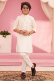 Moon White Kurta and Trouser Set For Boys