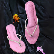 Kiara Black Comfortable Flip-Flops For Women