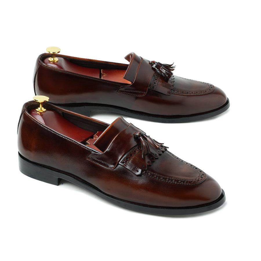 Premium Two-Tone Genuine Leather Shoes For Men