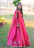 Royal Block Printed Raw Silk Lehenga Choli with Sitari Dupatta For Women