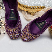 Wedding Edit – Handcrafted Velvet Khussas for Festive Elegance For Women