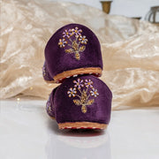 Wedding Edit – Handcrafted Velvet Khussas for Festive Elegance For Women