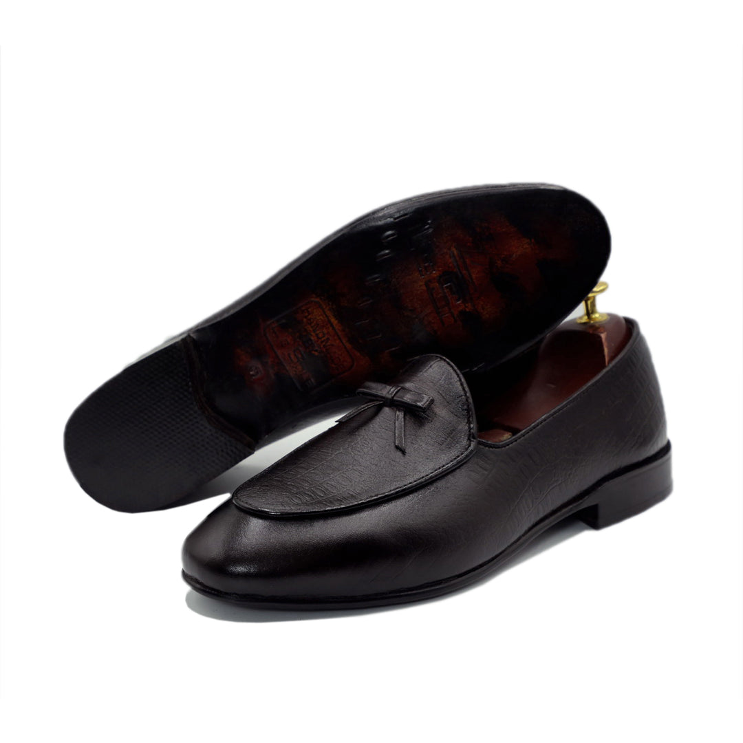Black Lace-Free Casual Shoes For Men