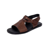 Brown Color Leather Sandals For Men