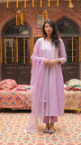 Ethereal Purple Festive Wear 3-Piece Dress For Women