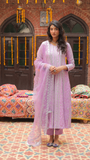 Ethereal Purple Festive Wear 3-Piece Dress For Women
