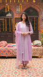 Ethereal Purple Festive Wear 3-Piece Dress For Women