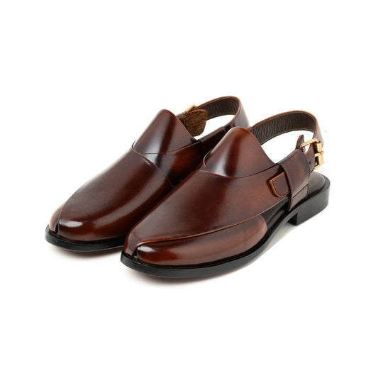Elite Heritage Handmade Leather Peshawari Chappal For Men