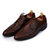Brown Formal Leather Shoes For Men
