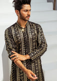 Black Chanderi Kurta Pajama – Elegant & Comfortable For Men