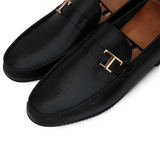 Premium Leather Loafers with Flexible Rubber Sole For Men