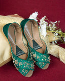 Floral Breeze Peshawari Khussa For Women