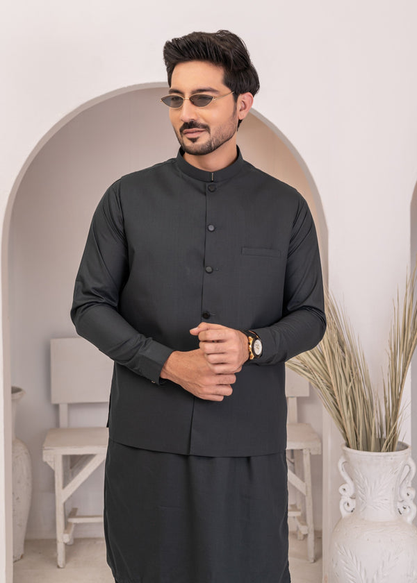 Hunter Green 3-Piece Wash & Wear Suit for Men