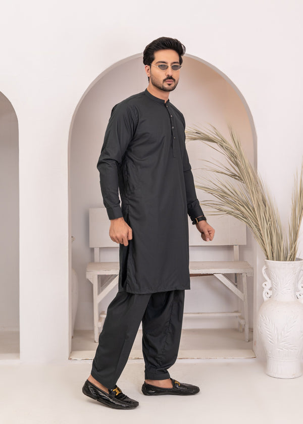 Hunter Green 3-Piece Wash & Wear Suit for Men