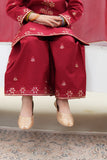Embroidered Lawn Shirt with Flapper & Chiffon Dupatta For Girls