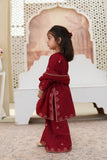 Embroidered Lawn Shirt with Flapper & Chiffon Dupatta For Girls