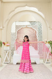 Embroidered Organza Shirt with Sitara Net Dupatta For Girls