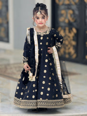Banarsi Organza Maxi with Sitara Net Dupatta For Girls
