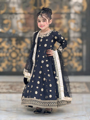 Banarsi Organza Maxi with Sitara Net Dupatta For Girls