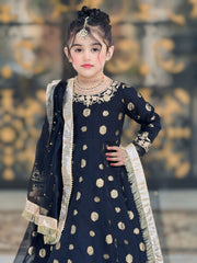 Banarsi Organza Maxi with Sitara Net Dupatta For Girls