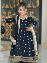 Banarsi Organza Maxi with Sitara Net Dupatta For Girls