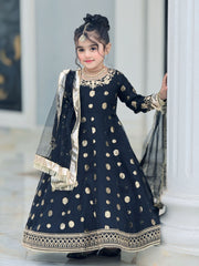 Banarsi Organza Maxi with Sitara Net Dupatta For Girls