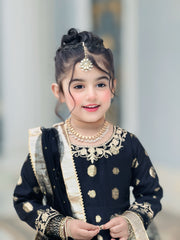 Banarsi Organza Maxi with Sitara Net Dupatta For Girls