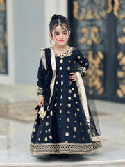 Banarsi Organza Maxi with Sitara Net Dupatta For Girls