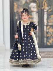 Banarsi Organza Maxi with Sitara Net Dupatta For Girls