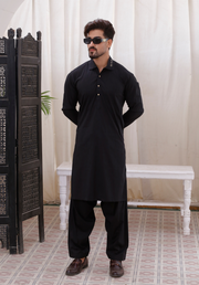 Black Shalwar Kameez – Timeless Elegance For Men