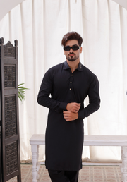 Black Shalwar Kameez – Timeless Elegance For Men