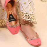 Shamsa Mirror Soft Embellished Khussa For Women