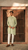 Sea Green Kurta Dress – Classic Style, Modern Grace For Men