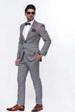 Grey Color Two-Piece Suits/Coat Pant For Men