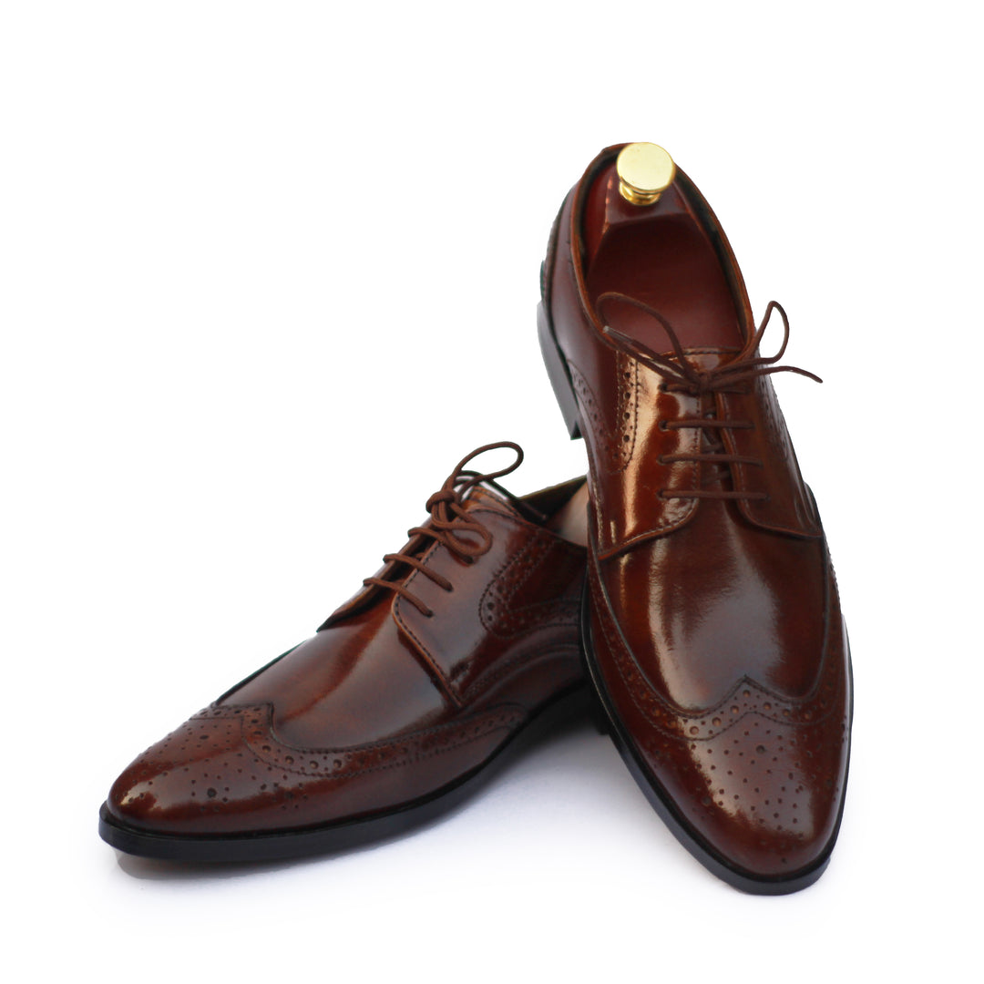 Brown Formal Leather Shoes For Men