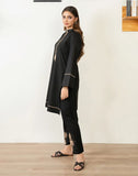 Luxury Embroidered Lawn 3-Piece Suit with Chiffon Dupatta For Women