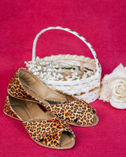 Empire Bold Leopard Print Khussa For Women