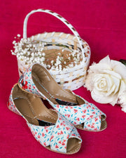 Floral Breeze Soft Print Khussa For Women