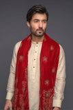 Golden & White Color Banarsi Kurta Pajama For Men