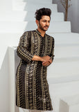 Black Chanderi Kurta Pajama – Elegant & Comfortable For Men