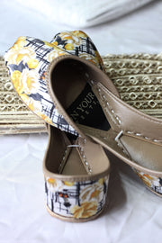 Vibrant Blossom Floral Khussa – Brighten Your Every Step For Women