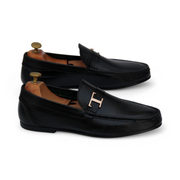 Premium Leather Loafers with Flexible Rubber Sole For Men