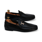 Premium Leather Loafers with Flexible Rubber Sole For Men