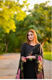 Black Luxury Soft Silk 2-Piece Suit with Dupatta For Women