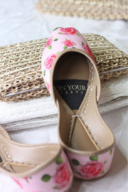 Floral Print Khussa for a Pop of Color For Women