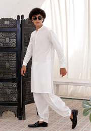 White Shalwar Kameez – Classic Elegance For Men