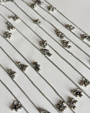 Tri Ghungru Payal – 13 Inches | Oxidised German Silver | Silent Ghungru For Women