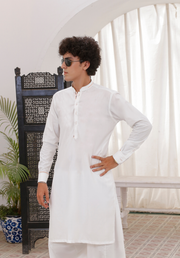 White Shalwar Kameez – Classic Elegance For Men