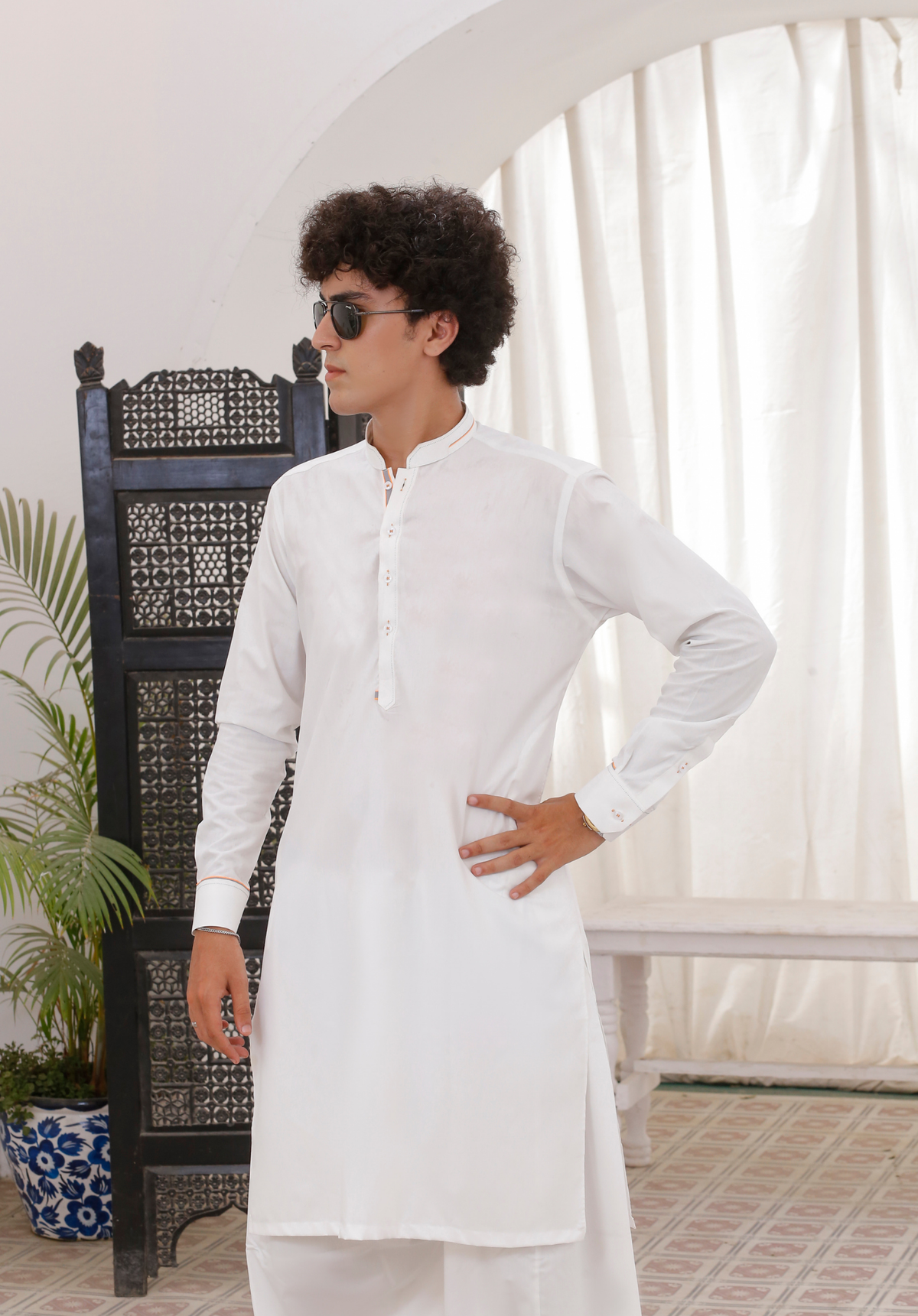 White Shalwar Kameez – Classic Elegance For Men